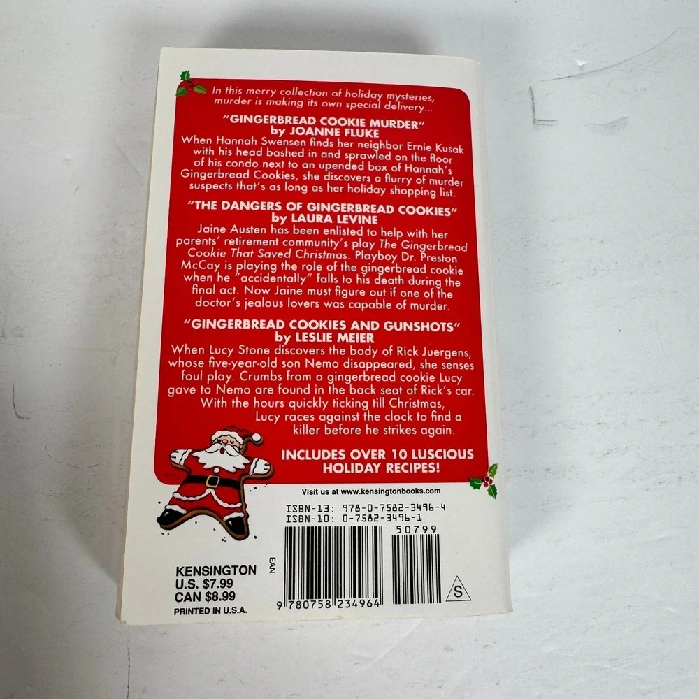 Candy Cane Murder Fluke Levine Meier 2007 1st‎ Mass Market Paperback Holiday